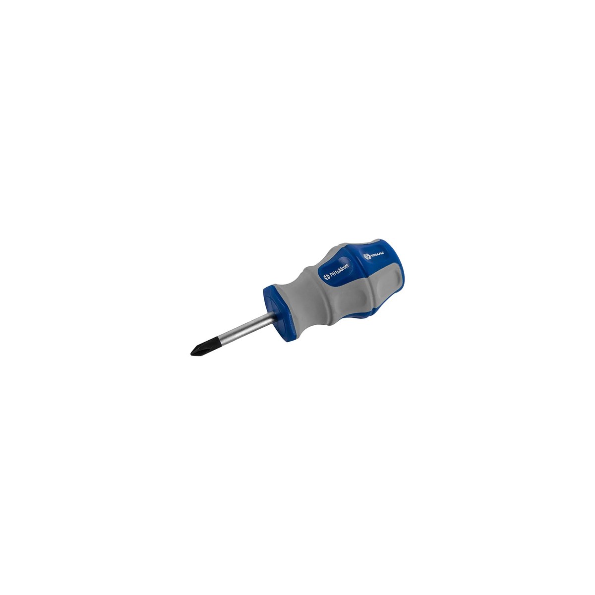 Отвёртка КОБАЛЬТ Ultra Grip PH-1 х 38 мм CR-V, двухкомпонентная рукоятка (1 шт.) подвес