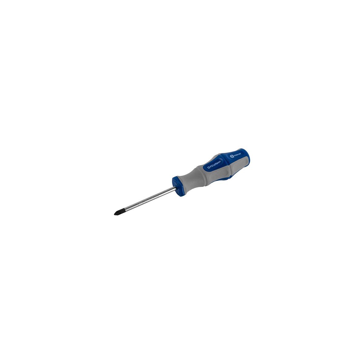 Отвёртка КОБАЛЬТ Ultra Grip PZ-1 х 75 мм CR-V, двухкомпонентная рукоятка (1 шт.) подвес