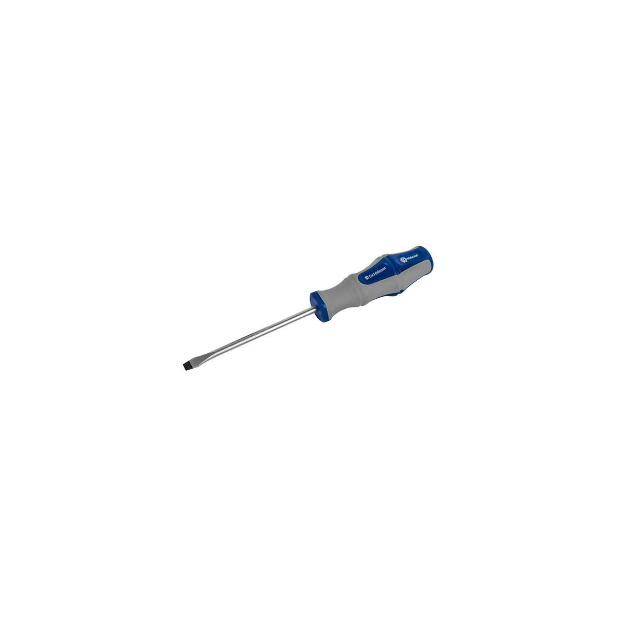 Отвёртка КОБАЛЬТ Ultra Grip SL 5,0 х 100 мм CR-V, двухкомпонентная рукоятка (1 шт.) подвес