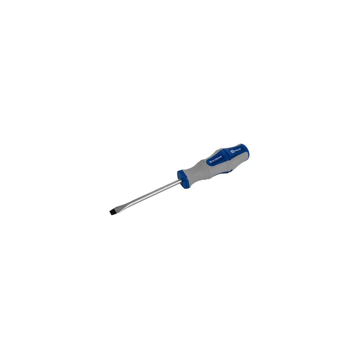 Отвёртка КОБАЛЬТ Ultra Grip SL 6,0 х 100 мм CR-V, двухкомпонентная рукоятка (1 шт.) подвес
