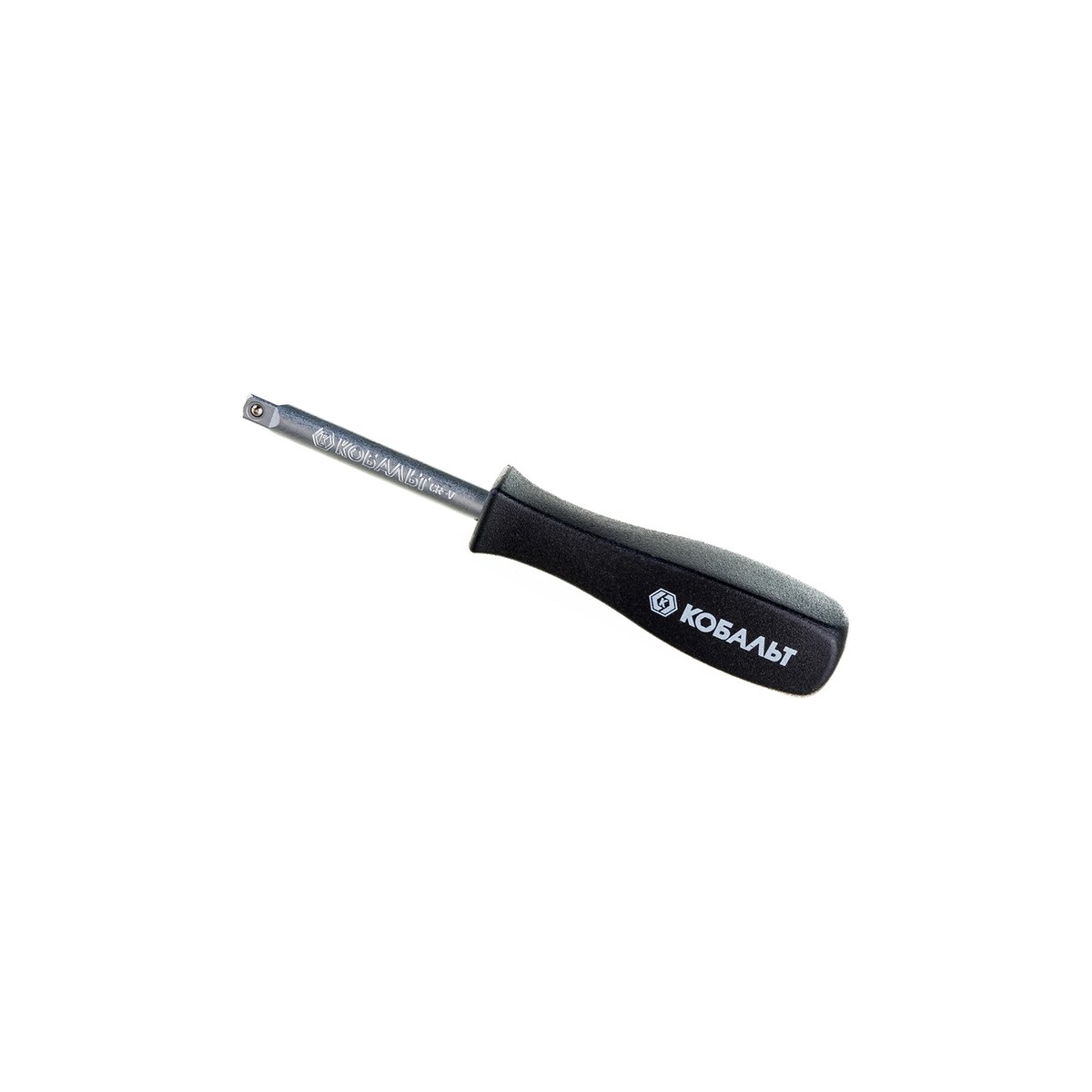 Отвёртка рукоятка КОБАЛЬТ квадрат 1/4', Cr-V (1шт), подвес