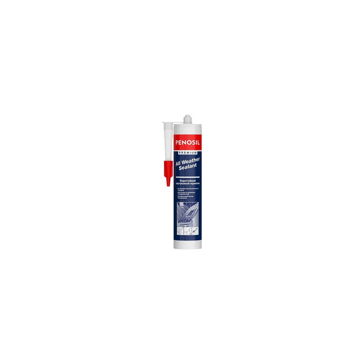 Герметик Penosil All Weather,каучуковый,всепогодный для кровли 280мл.б/ц (12шт)